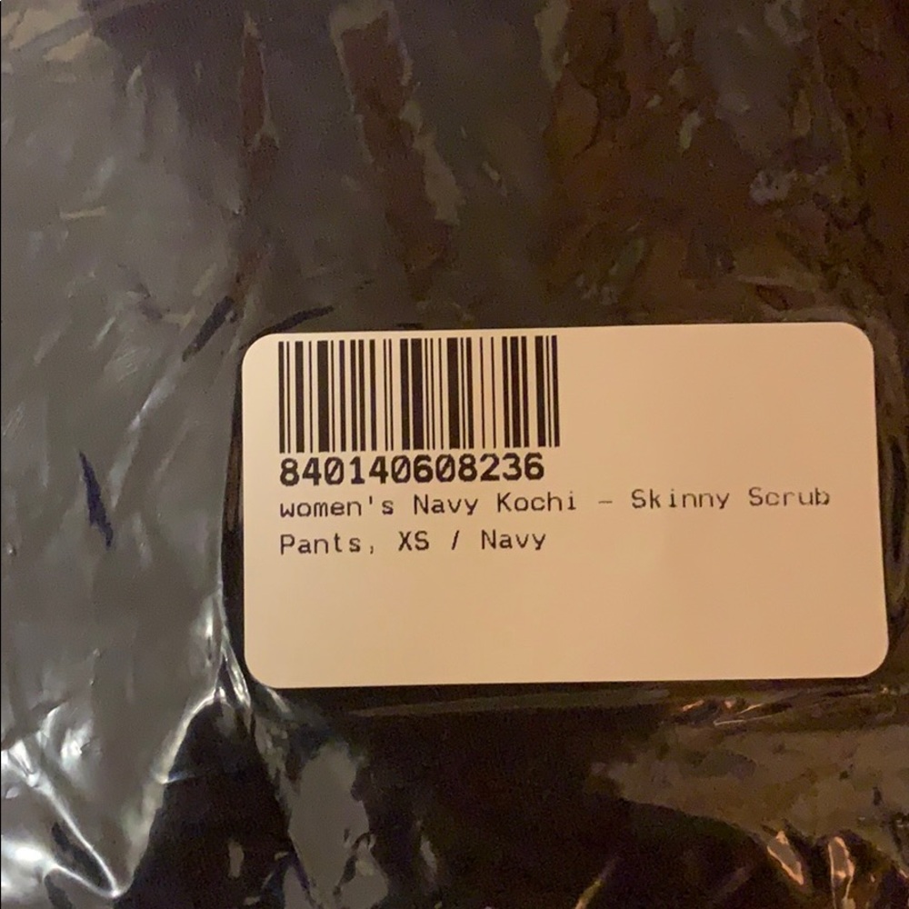 Figs Navy Kochi skinny scrub pants XS